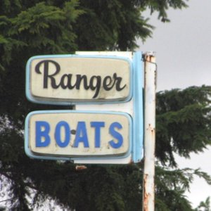 (Pat Anderson) The Ranger Boat Company sign (a big duh, there, huh?) 1-20-06