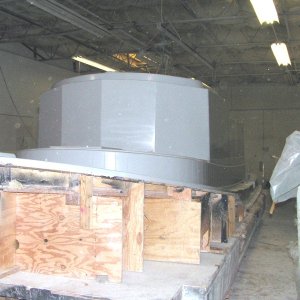 (Pat Anderson) Another view of plug after mold taken, 4-14-06