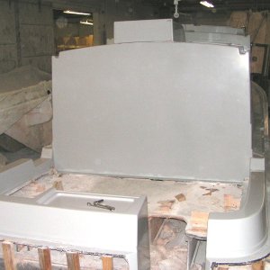 (Pat Anderson) Plug from aft after mold taken, 4-14-06