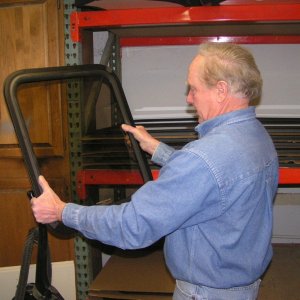 (Pat Anderson) Dave Shows Cabin Off Side Window