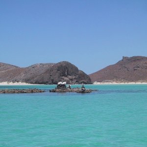 View from the boat at Ballandra