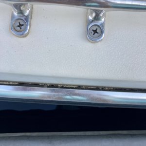 After over 100 locks, ungodly number of fuel docks and some fixed and floating docks at marinas of varying states of luxury and decay a few feet of the port side rub rail was no longer tight against the hull