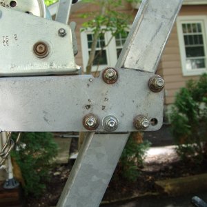 Bolt number 5 through the tube also.