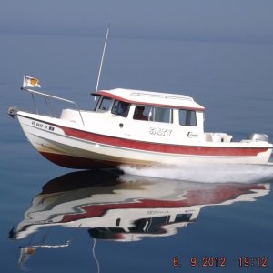 Salty on Lake Michigan