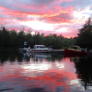 Sunset on the Trent-Severn Waterway