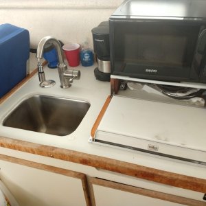 Reconfigured galley