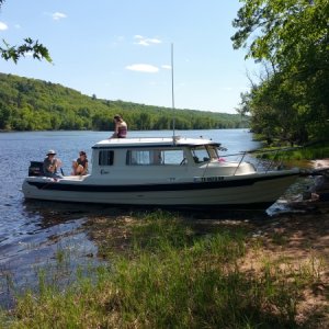 Sandbar island north of Boomsite on St Croix.