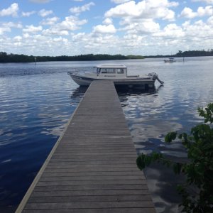 Docked along the Braden River, FL