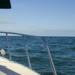 The beautiful blue of the Gulf