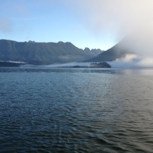 First solo ride out of the harbor.