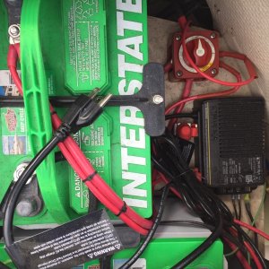 Batteries with combiner and charger
