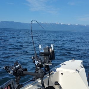 Fishing Pend Oreille Lake