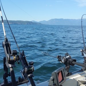 Fishing Pend Oreille Lake
