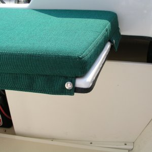 Media '(Bluecrab) Cushion snaps.' in album '(Bluecrab) Transom bench seat with cushion installed.'