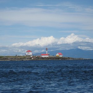 Entrance Island light Georgia Strait