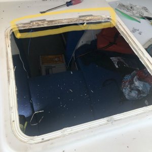 Wet balsa at hinge locations