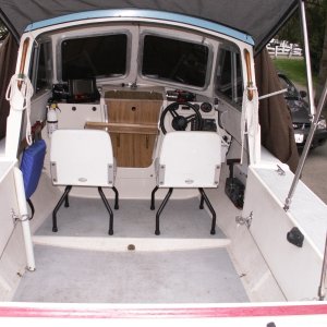 Crabby Lou Set Up for Cruising