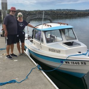 Crabby Lou at Blaine Launch