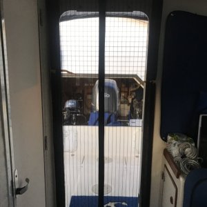 Cabin main door screen