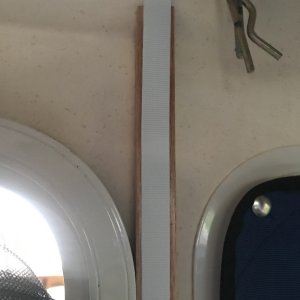 Cabin main door screen framing