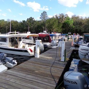 We had lots of blue skies and good weather!