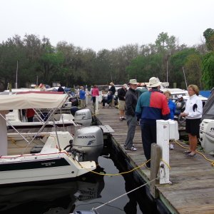 This was a very popular sight the whole weekend.  Lots of chatting with new friends.