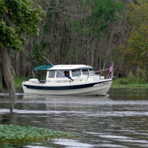 Comfy Dory.  But the setting was that of the African Queen!