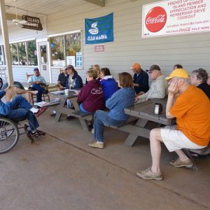 Cliff (Ocklawaha Queen) gave a very interesting informative talk on the Ocklawaha River.