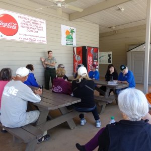 Ranger Christine giving her presentation.