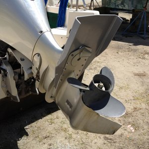 Job One was to install a Permatrim on our Honda 150.