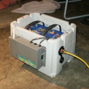 Blue Sea Battery box and charger