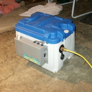 Blue Sea Battery box and charger