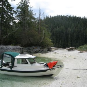 idyllic group campsite, Burdwood Group, Broughton Islands