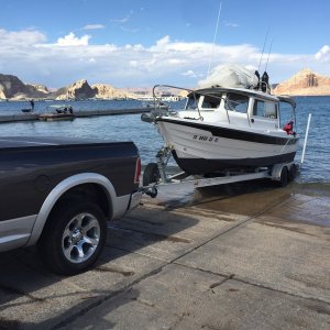 Launching at Wahweap.