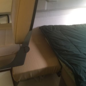 berth extender cushion added obviating need for dinette cushions