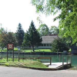 Leeland Michigan,boat ramp at the northern  end of Lake Leelanau