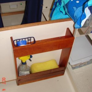 Mahogany organizer