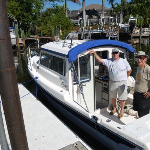 Dave(L)(Mentor) and Pat(Capt), Feb \'14