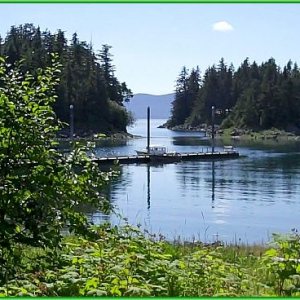 Amalga harbor from trail