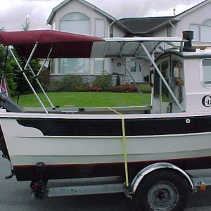 (BOMBERO) SOFT TOP ATTACHED  TO ALUMINUM ROOF EXTENSION