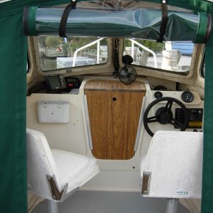 Interior view from stern