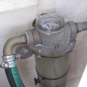 Seawater strainer for Genset