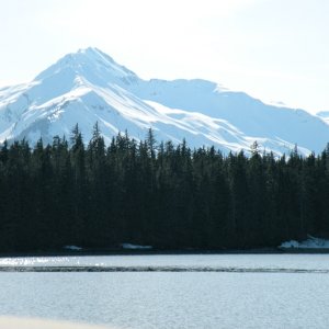 Media 'View of mountains inside Boat Harbor entrance.' in album 'Entering Boat Harbor from Lynn Canal'