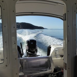 Heading south from Eagle Harbor