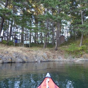 A small landing directly on Cypress Head with a few campsites.