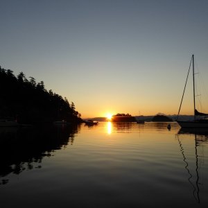 Sunday morning sunrise at Eagle Harbor