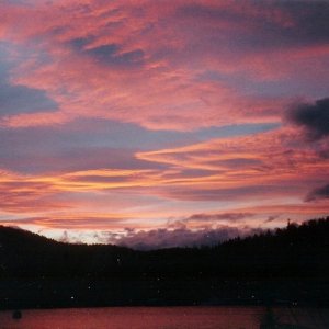 Sunset Echo Bay, Gilford Is. BC - 1995