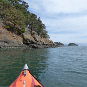 Kayaking around Eagle Harbor