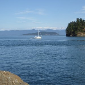Looking east from Cone Island