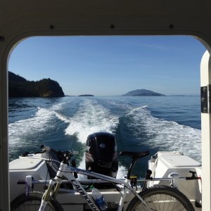 Enjoying a nice slow cruise home